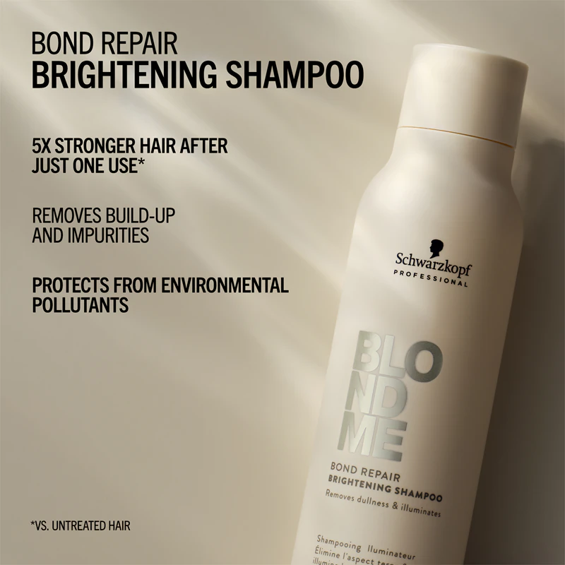 Schwarzkopf Professional Blondme Bond Repair rozjasňujúci šampón pre blond vlasy