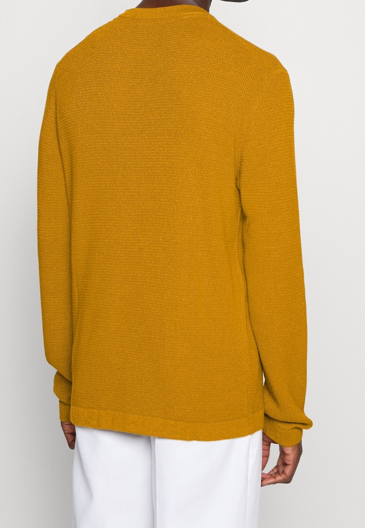Pull Selected Homme - jaune moutarde