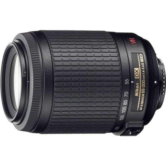 Nikon AF-S DX Zoom-Nikkor 55-200 mm 1:4-5,6G Schwarz