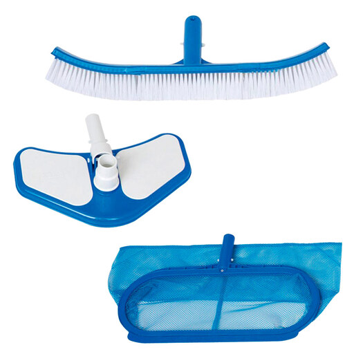 Intex Deluxe Cleaning Kit with Leaf Collector, Brush and Head