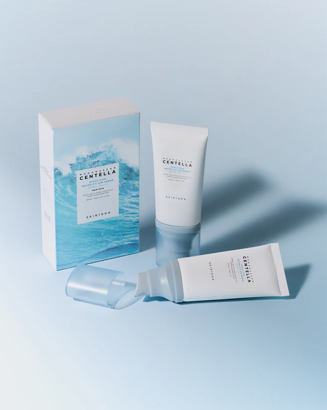 SKIN1004 Madagaskar Centella Hyalu-Cica Water-Fit Sun Serum Dvojbalenie ochranného séra s hydratačným účinkom dvojité balenie