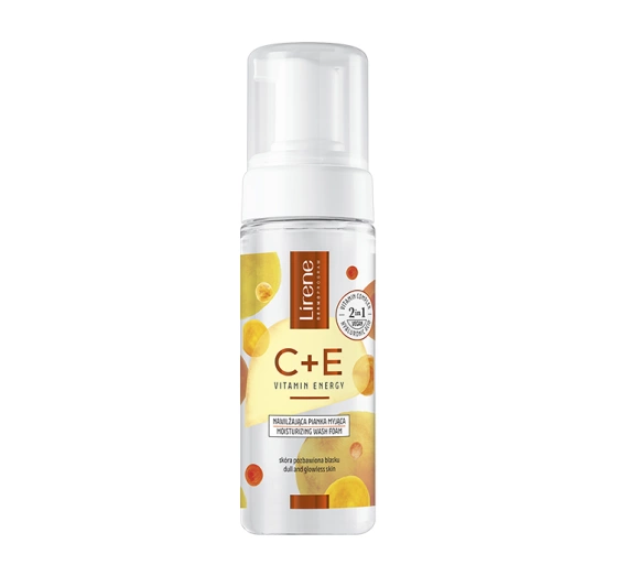 Lirene C   E Vitamin Energy nawilżająca pianka myjąca do twarzy 150 ml