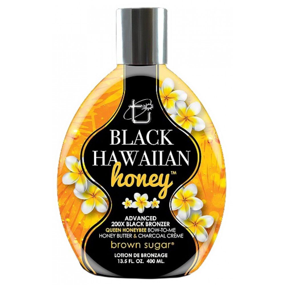Brunt socker svart hawaiian