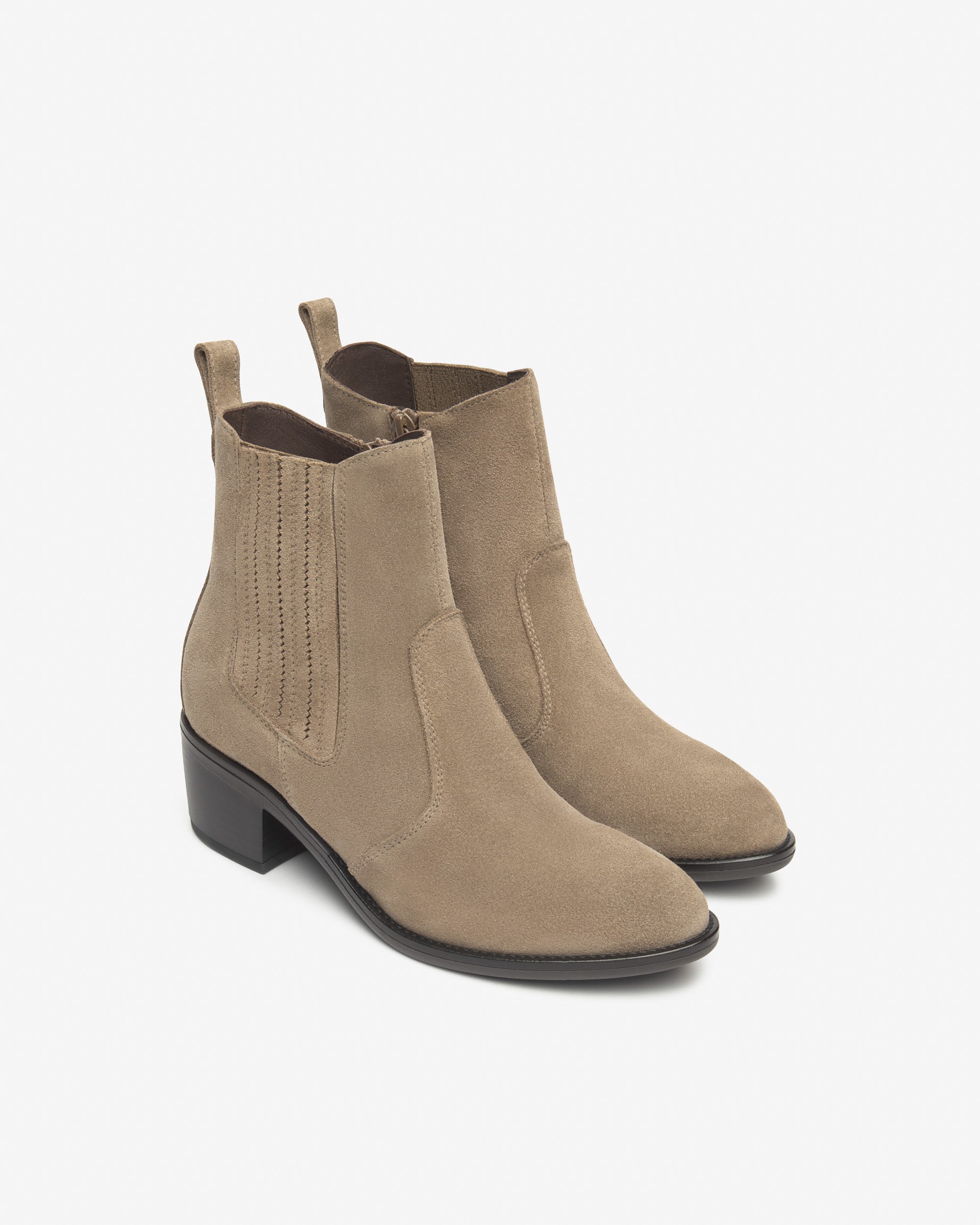  Bottines Chelsea en daim pour femmes