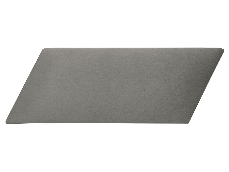 Panel tapicerowany równoległobok L 15x30 cm szary