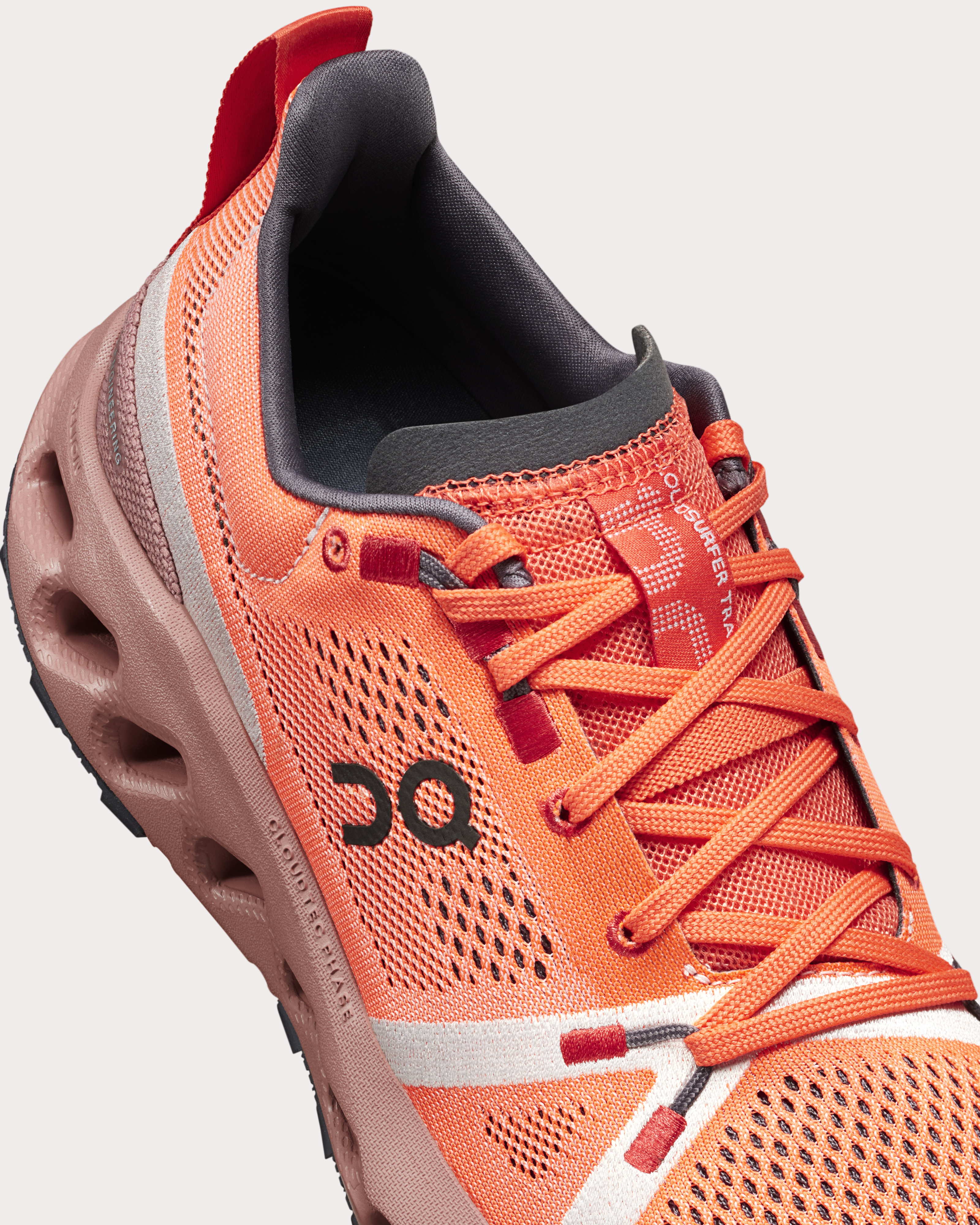 On Dames Cloudsurfer Trail Silver | Mauve