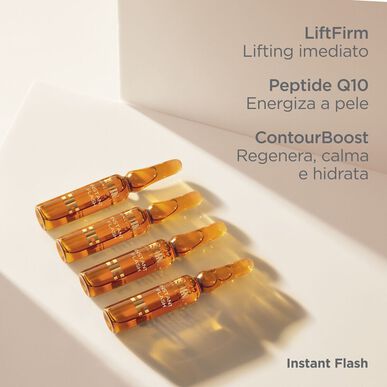 Isdinceutics Instant Flash Serum Lifting Effect -ampullit, kasvoampullit, välitön kohottava vaikutus, 5 ampullia.