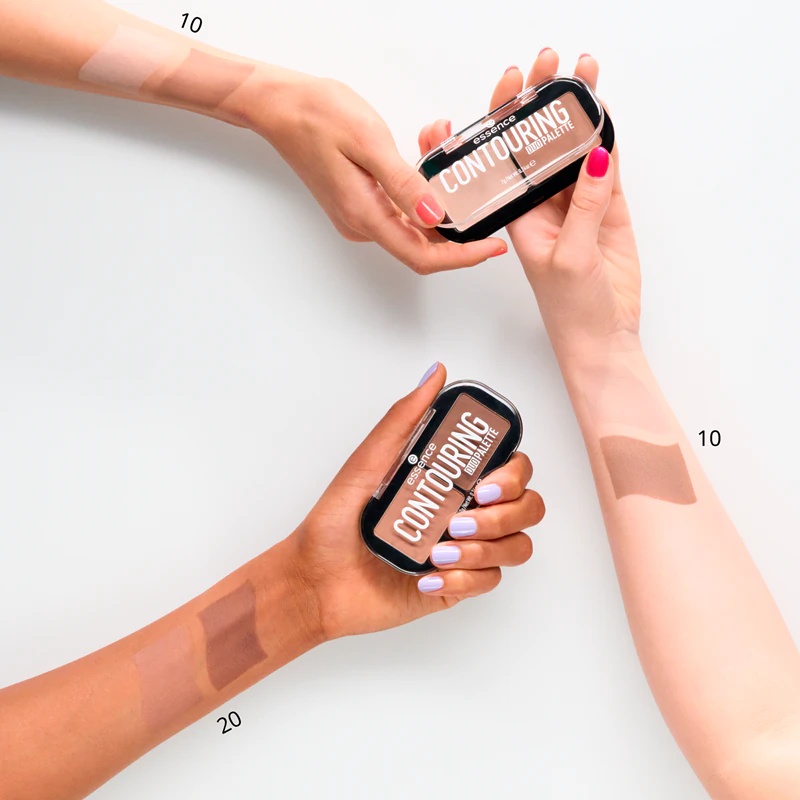 essence CONTOURING DUO PALETTE sejas konturēšanas palete