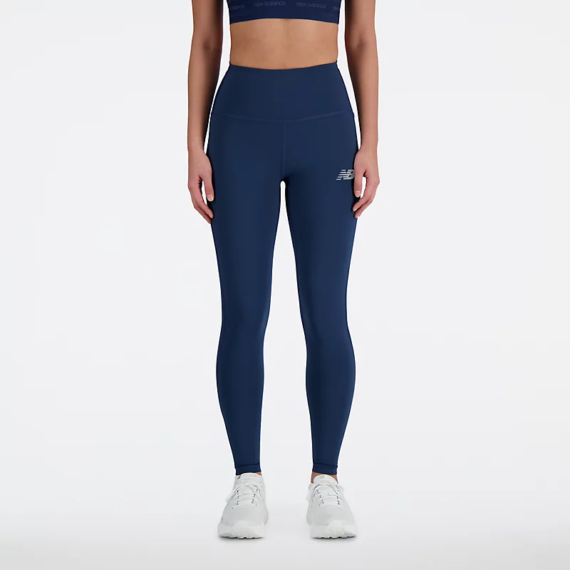 Mallas Damskie NB Sleek de talle alto de 27