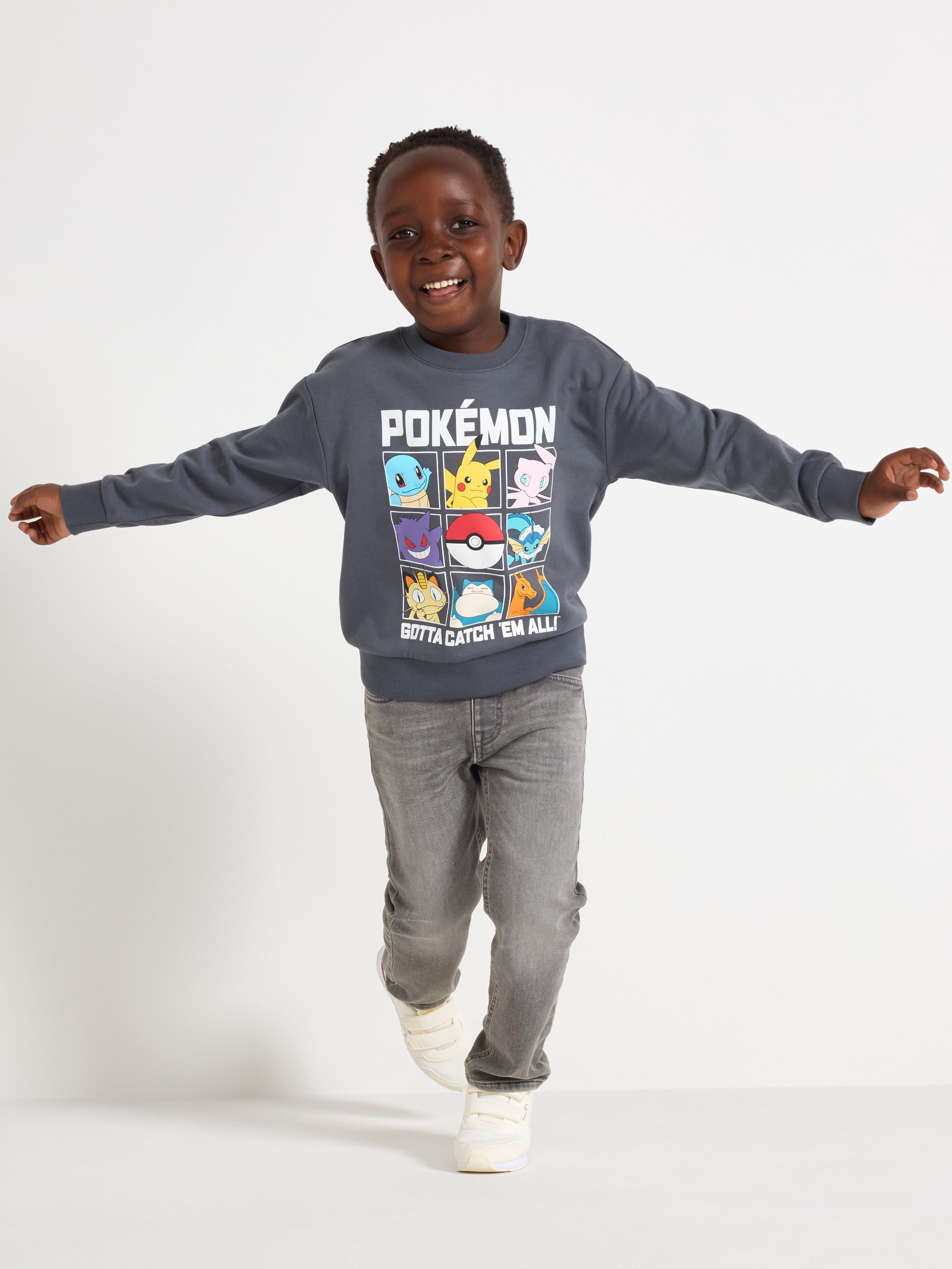 Sudadera Pokémon gris oscuro