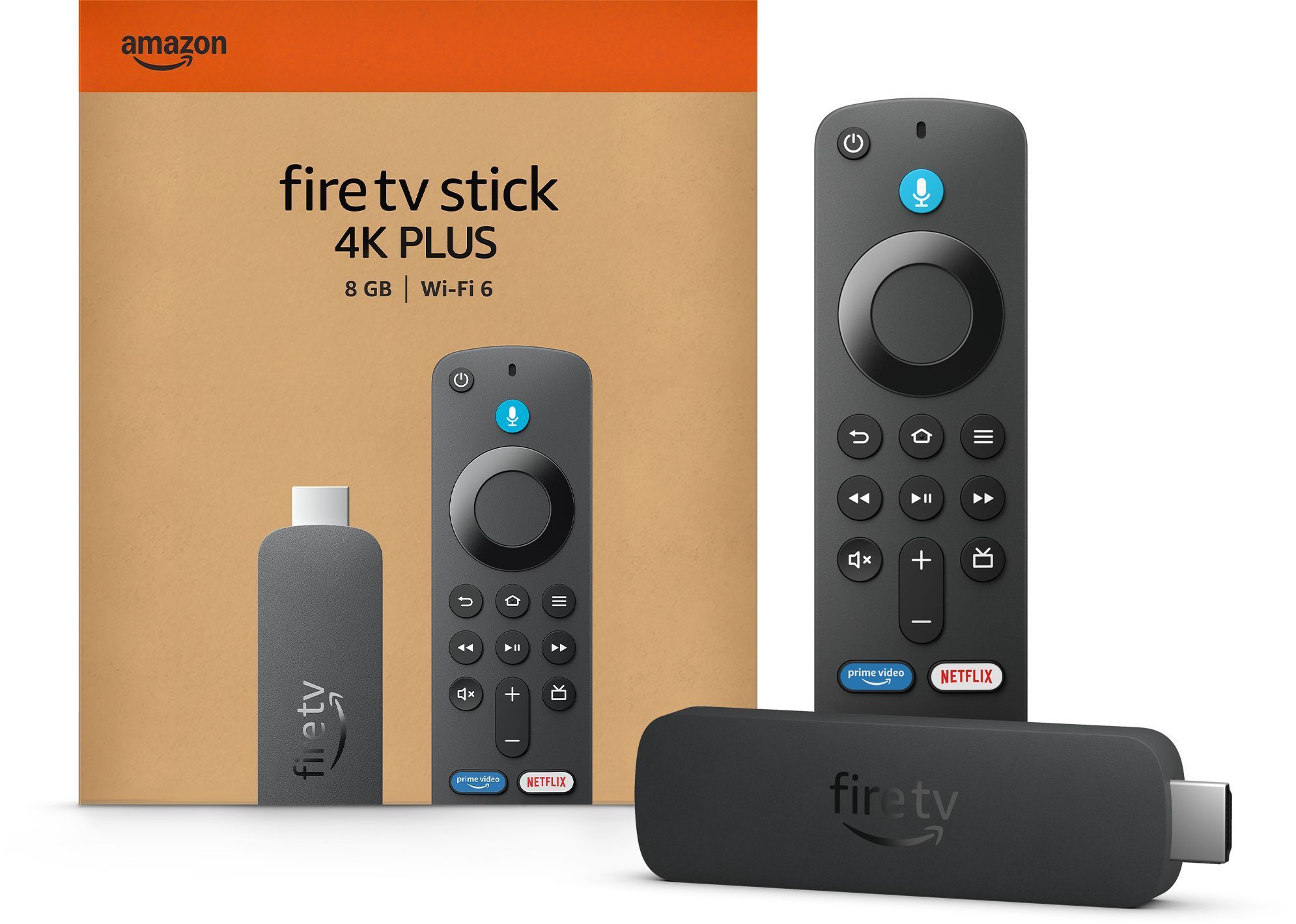 Fire TV Stick 4K Plus - AMAZON - 2.ª generación - Wi-Fi - Resolución 4K - 8 GB - HDR10+ - Dolby Atmos
