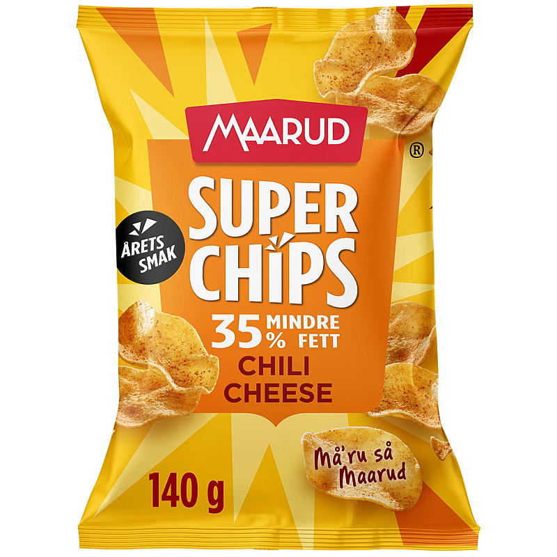 Maarud Superchips 140 g Queso con chile Maarud
