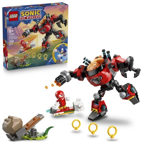 LEGO Sonic the Hedgehog 77005 Knuckles prieš Dr. Eggman robotą<br>