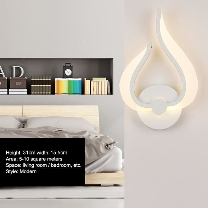 Aplique de pared LEDGLE - Diseño - Blanco - 10W - Resistente al agua IP20