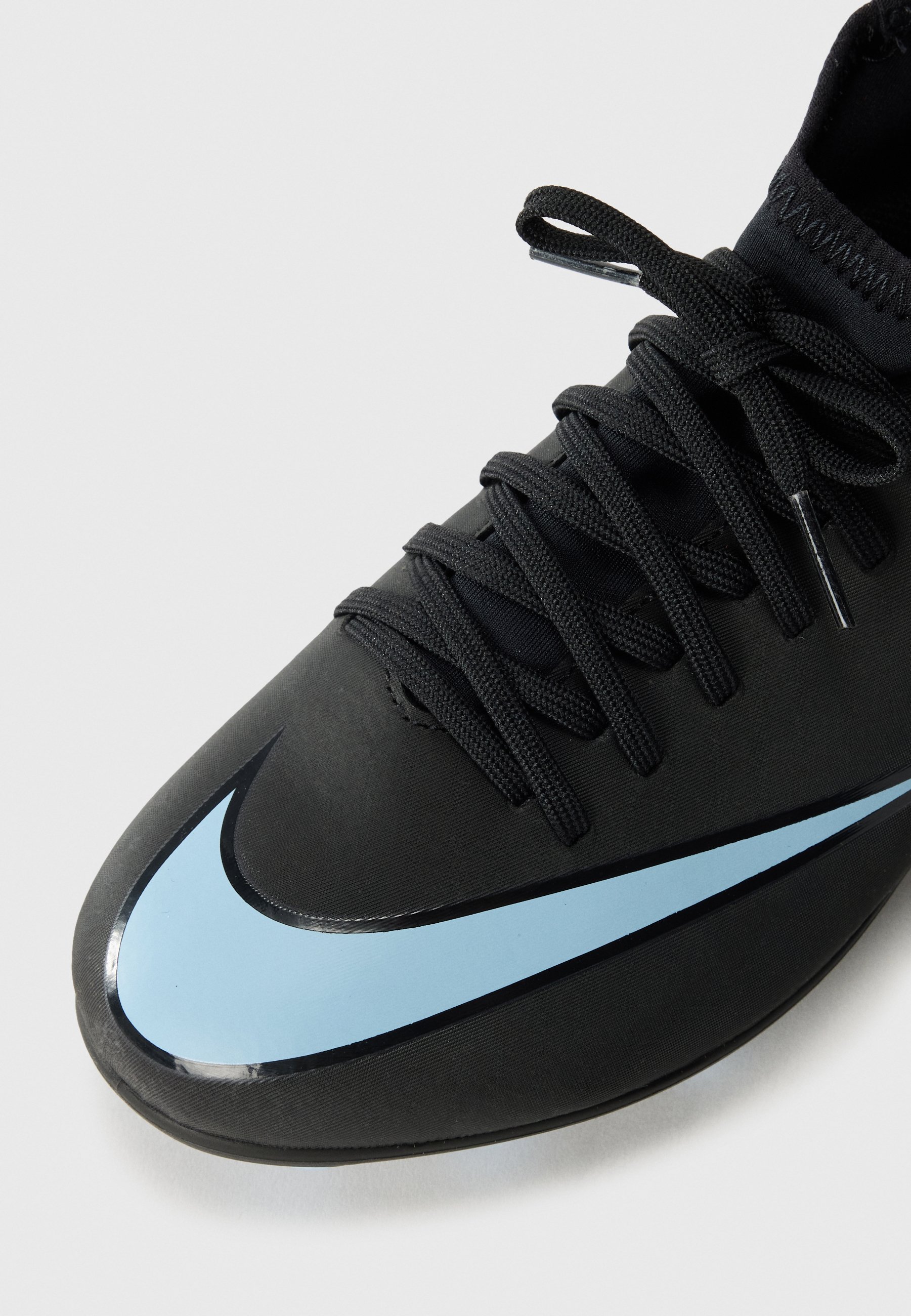 Scarpe da calcio Nike Performance 10 CLUB UNISEX per terreni compatti - nero/blu ghiaccio