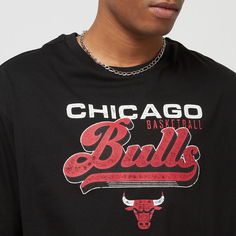 Camiseta extragrande con gráficos de la NBA de los Chicago Bulls