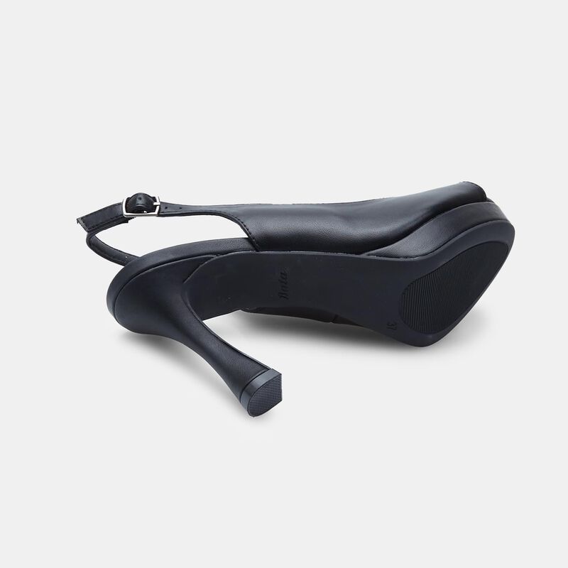 BATA damskie półbuty typu slingback z odkrytym palcem i obcasem 9 cm