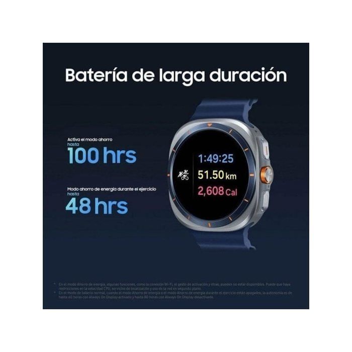 Samsung Galaxy Watch Ultra (2025) LTE Smartwatch Gris Titanio