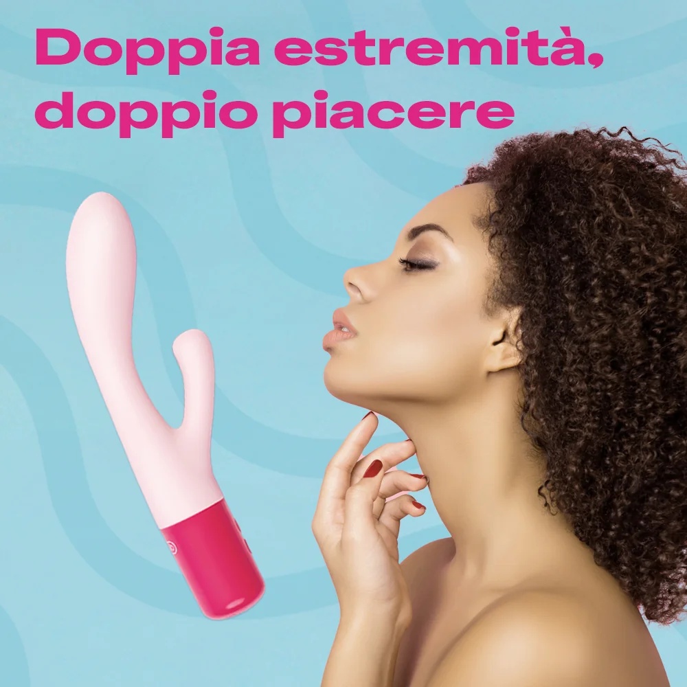 Δονητής διπλής κεφαλής DUREX ροζ Maxi Fun
