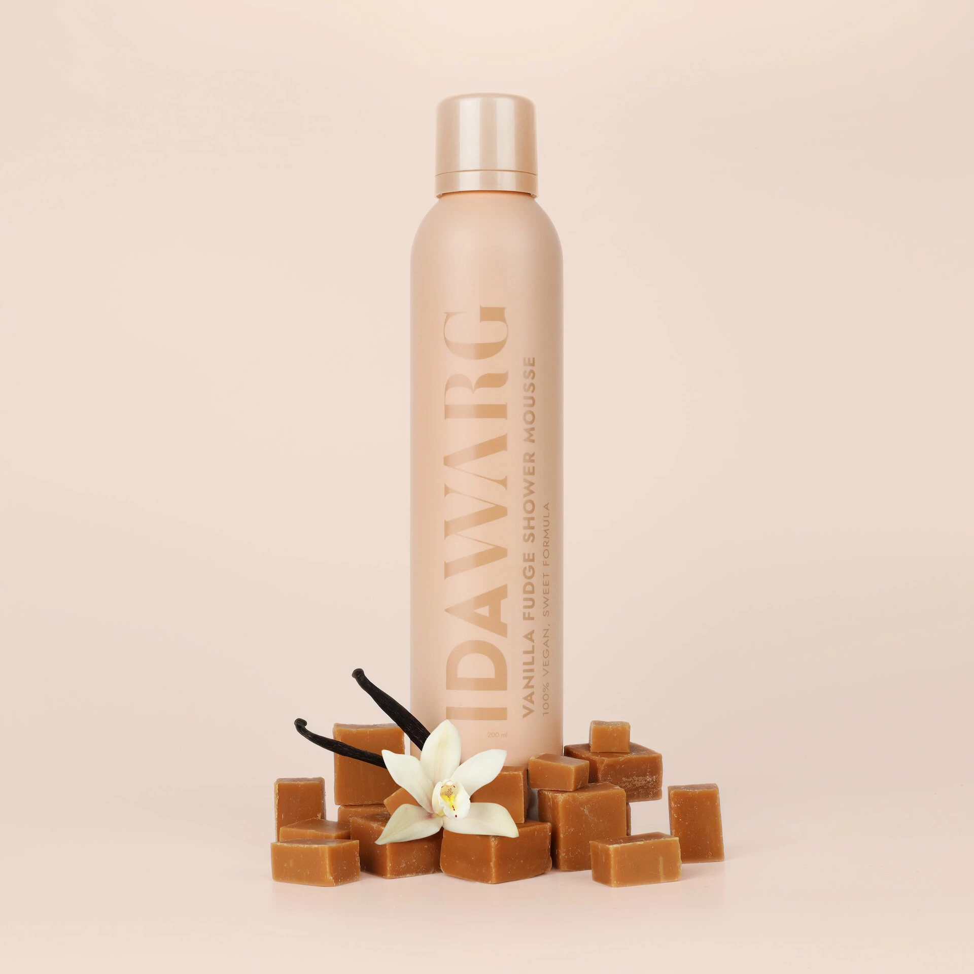 Vanilla Fudge Shower Mousse - Sweet Formula 200 ml - IDA WARG