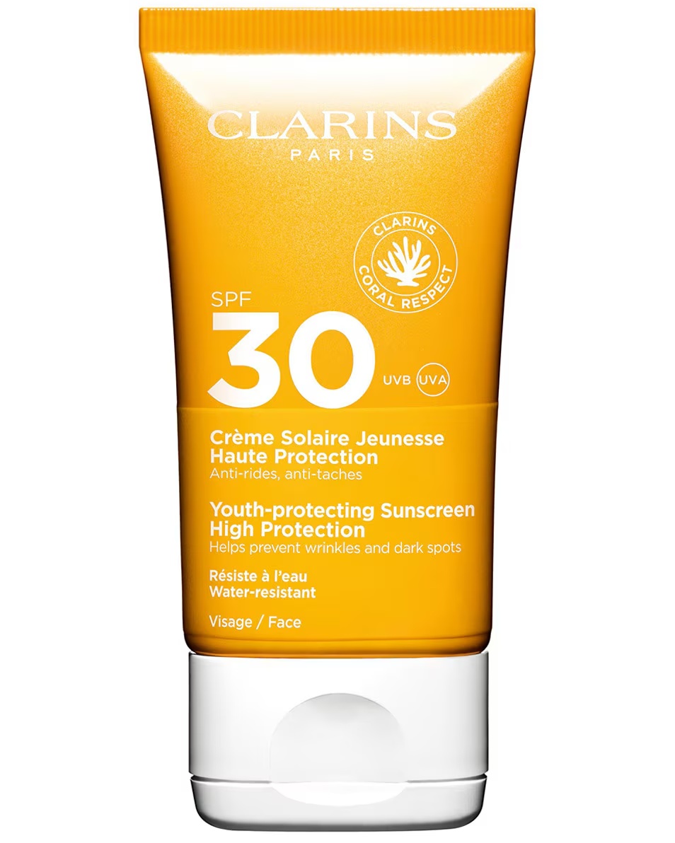 CLARINS Sun Care Face Cremă de protecție solară pentru tinerețe SPF 30