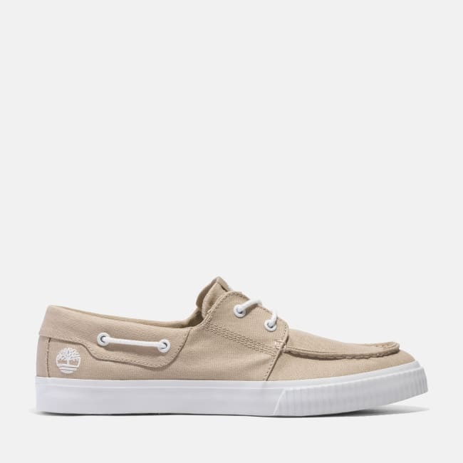 Sneaker Bassa Stringata da Uomo in beige