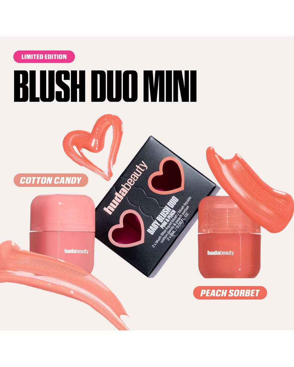 SET CADOU HUDA BEAUTY BABY BLUSH DUO