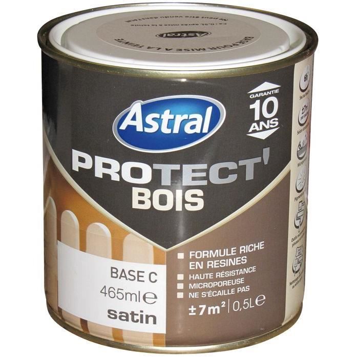 Paint - ASTRAL - Protect'bois satin 2.5 L - clear base - Exterior - Glycerophthalic