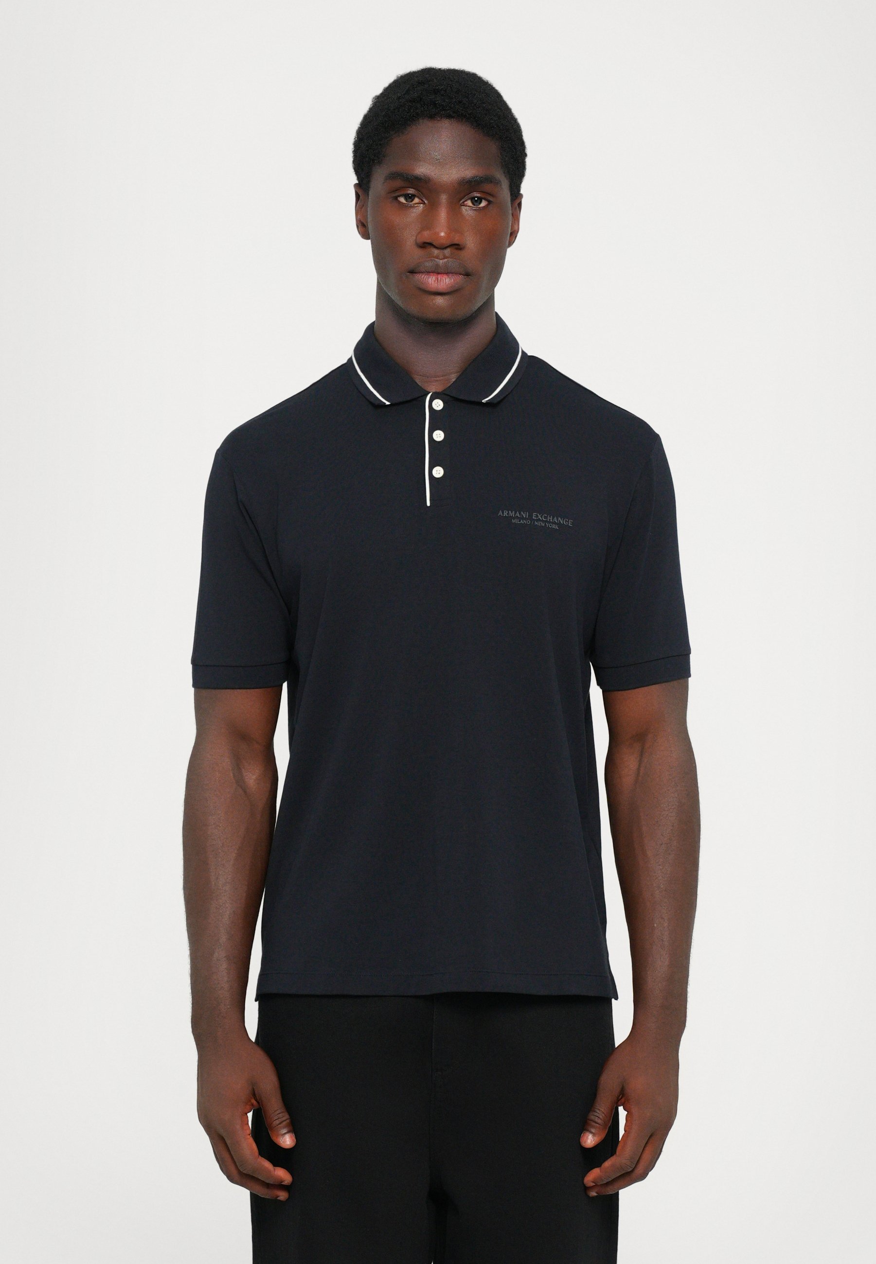 Polo Armani Exchange - bleu marine foncé