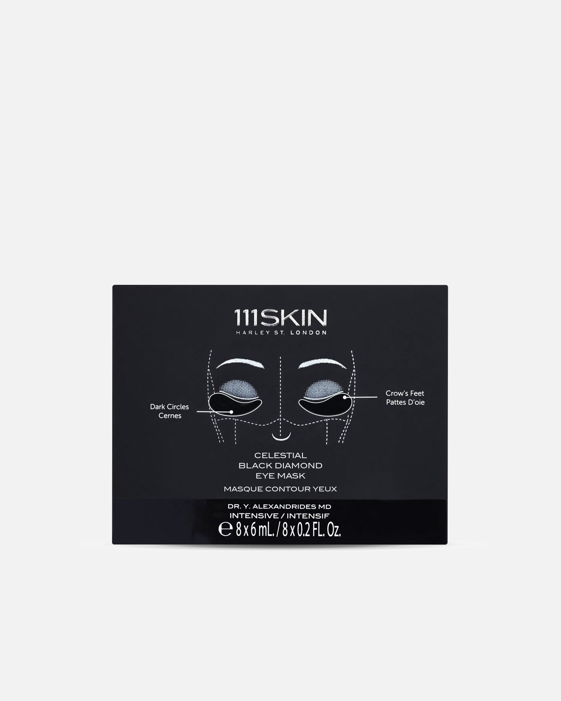 111Skin „Black Diamond“ paakių kaukės dėžutė – 48 ml