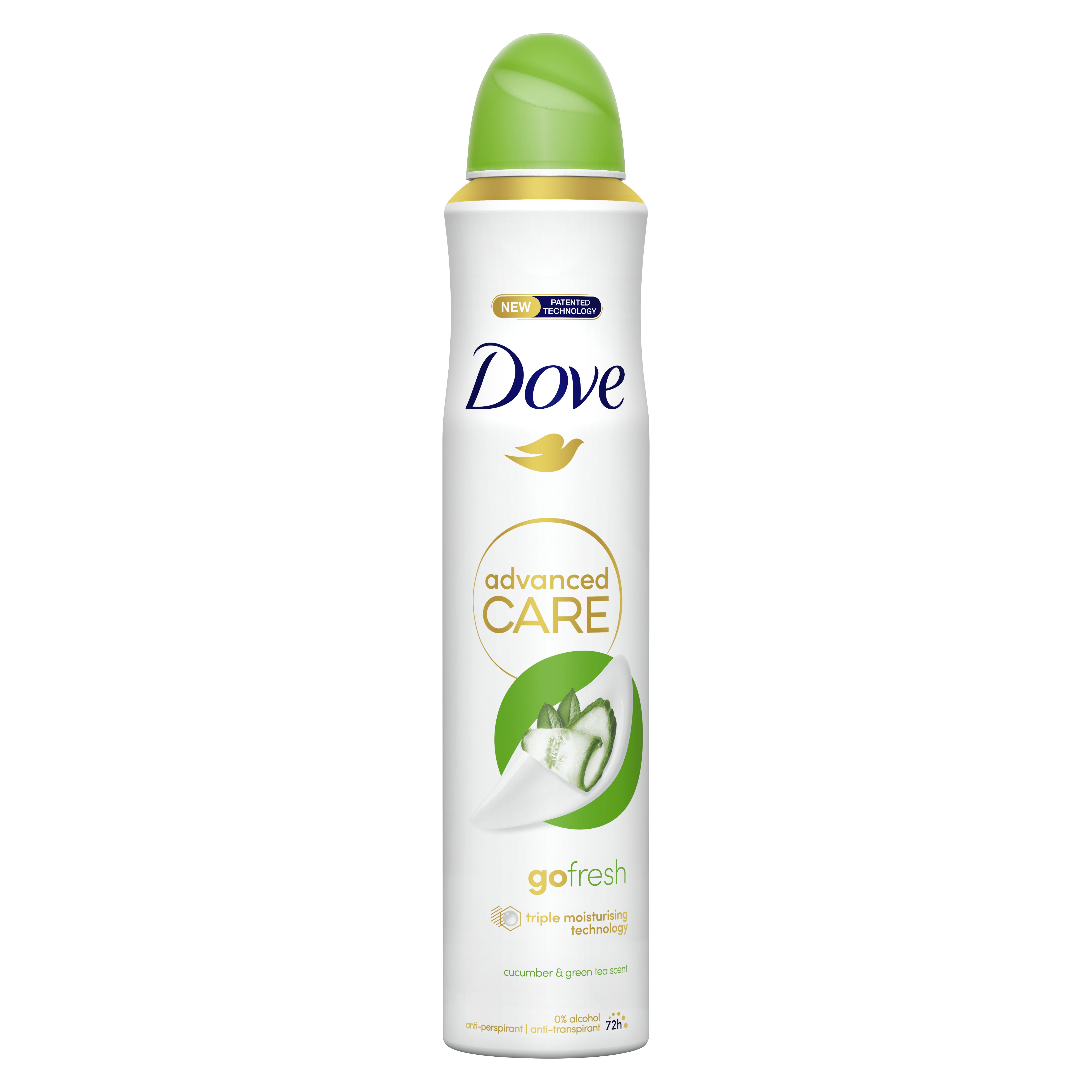 Antiperspirant v spreji s príchuťou uhorky Advanced Care Dezodoranty v spreji