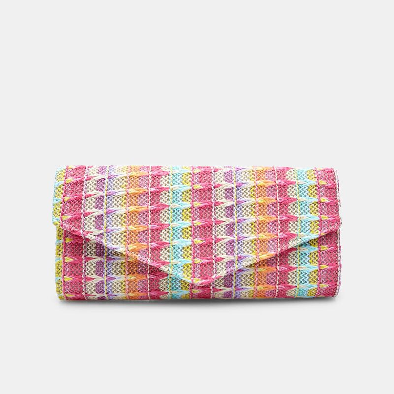 BATA damkuvertväska i raffia
