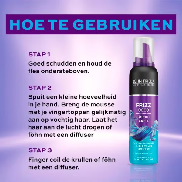 John Frieda Frizz Ease Dream Curls Pena na obnovenie kučier 200 ml
