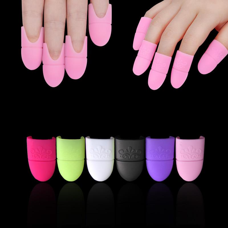 Capuchons de trempage pour vernis gel UV en silicone, dissolvant, dégraissant, clip, réutilisables, outils de manucure