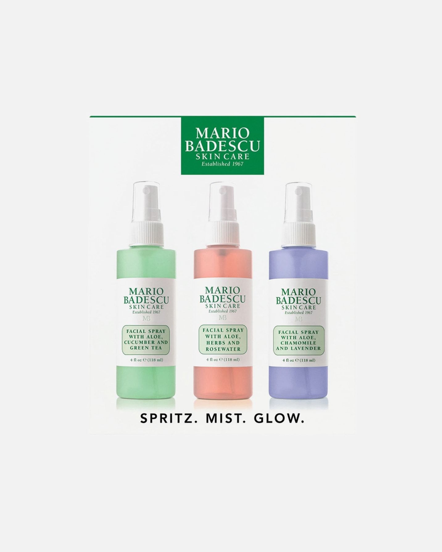 Sada starostlivosti o tvár Mario Badescu Face Spa Spritz Mist Glow – 1 kus