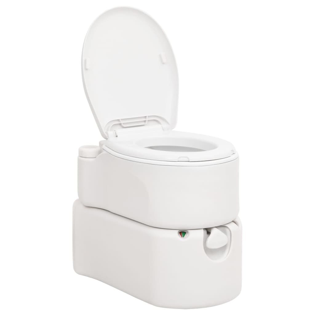  Toilettes de camping intégrées Vidaxl 24+17 L