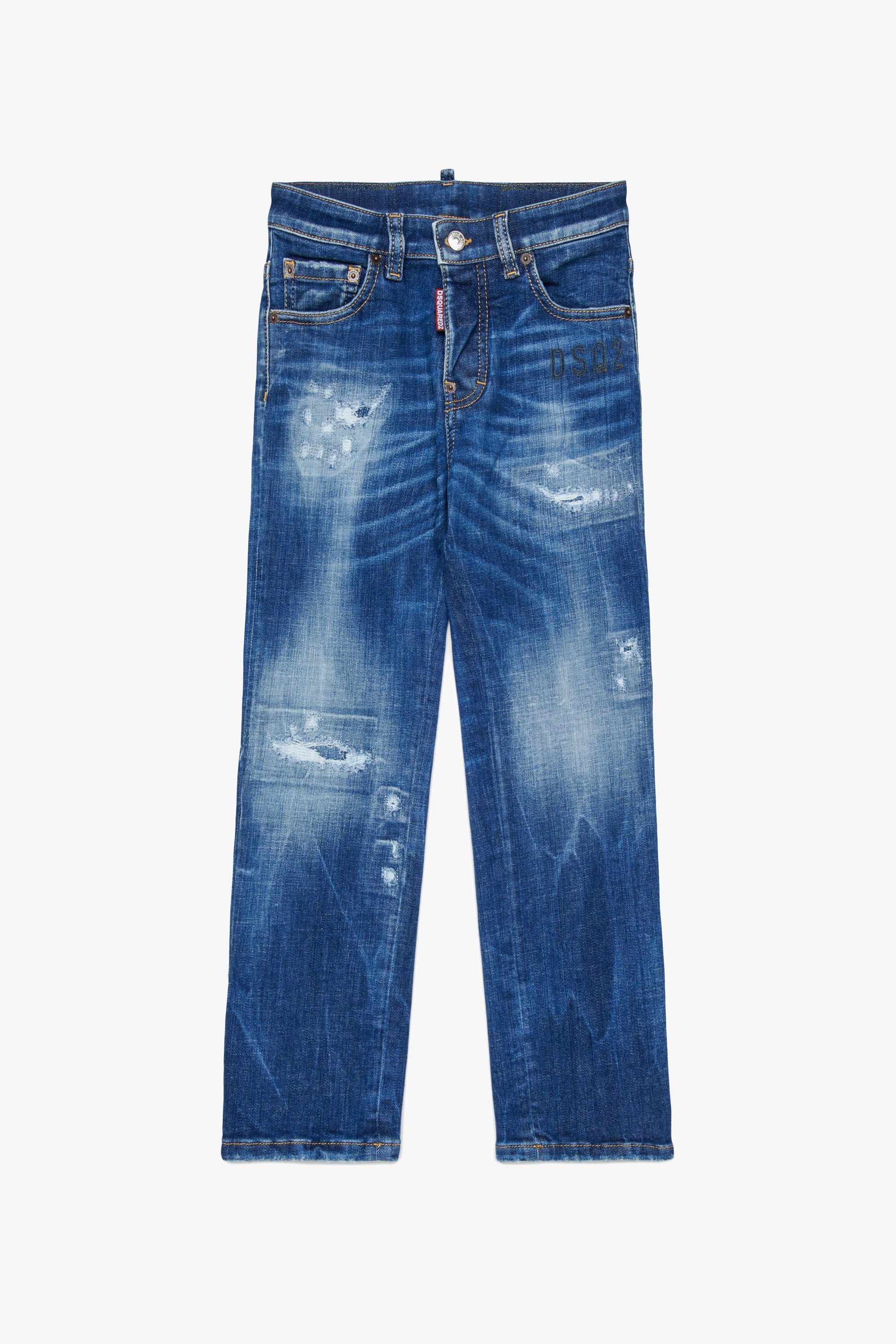 Dsquared2 UNISEX - Džínsy s rovným strihom - modrá džínsovina