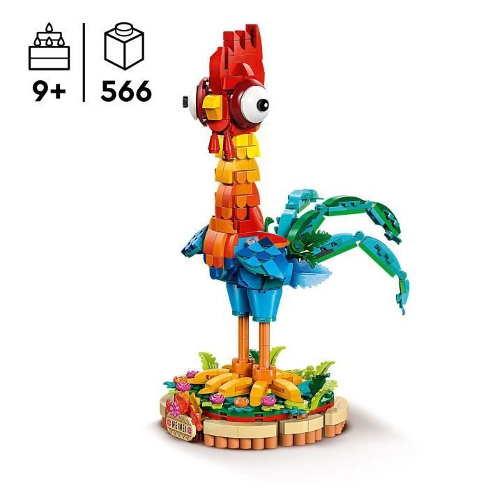 LEGO | Disney Moana 2 43272 Heihei - Giocattolo per bambini dai 9 anni in su con gallo costruibile