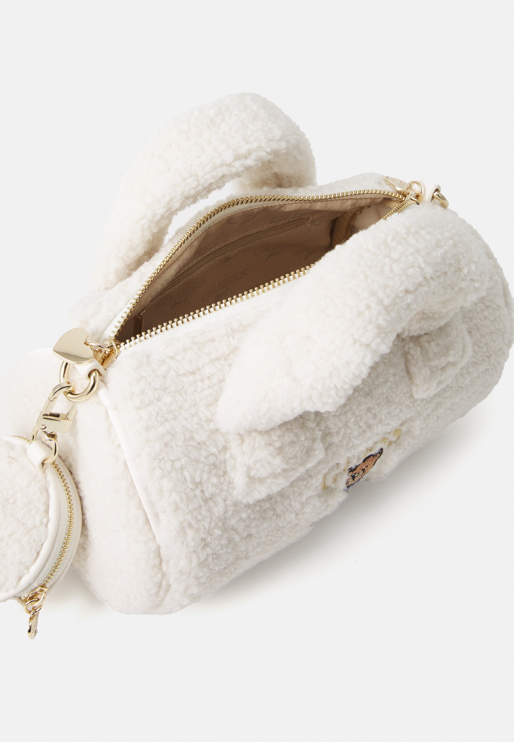 TEDDY BAG COIN WALLET UNISEX SET - Olkalaukku - kermanvalkoinen