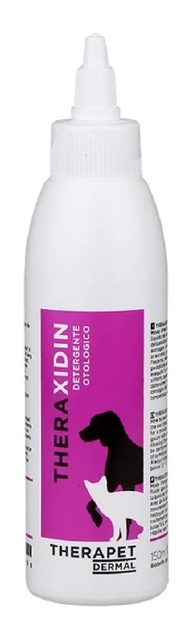 THERAPET Theraxidin Solution nettoyante pour les oreilles 150 ml pour chiens et chats
