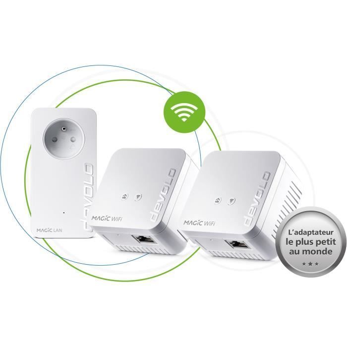 DEVOLO Magic 1 WiFi mini - Multiroom Kit - 3 CPL-adapters - 1200 Mbit/s
