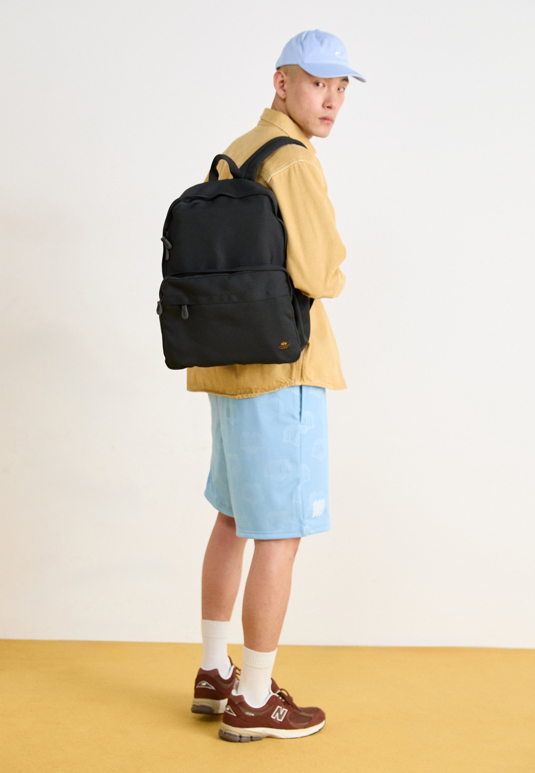 Alpha Industries LABEL RUGZAK UNISEX - Rugzak - zwart