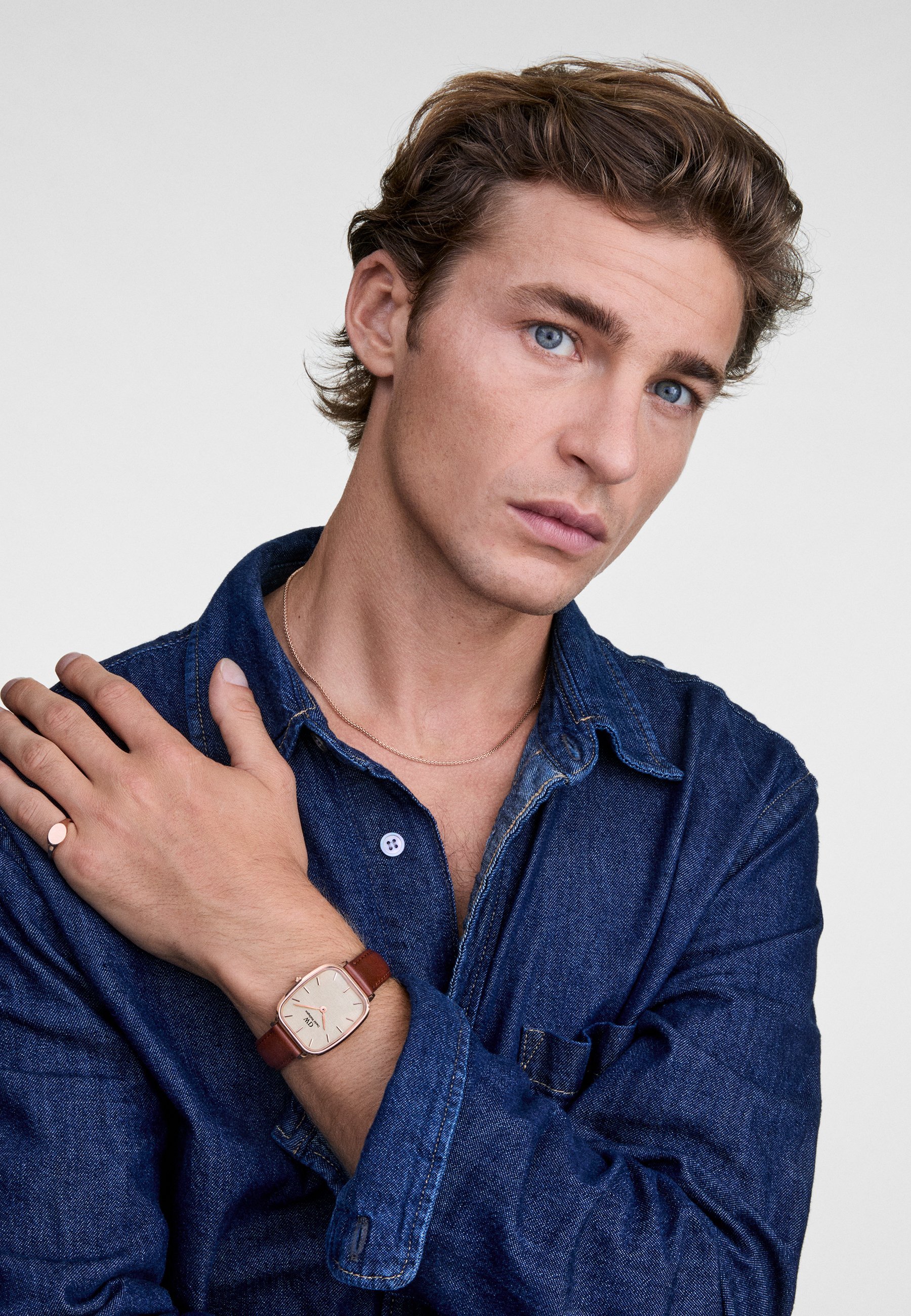 Daniel Wellington MARLON MAWES - Hodinky - růžovo-zlatá