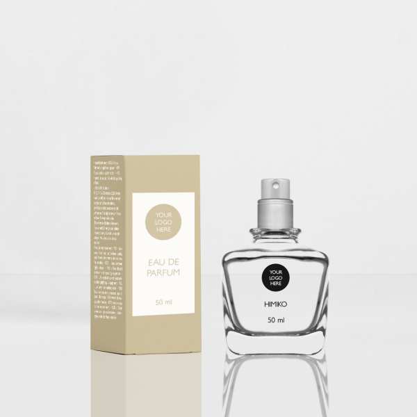 Flacon en verre transparent Himiko FEA 15 de 50 ml