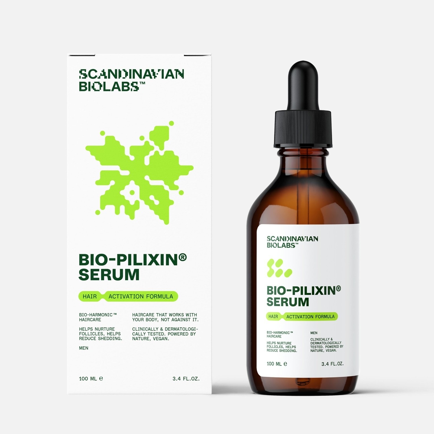 „Scandinavian Biolabs“ plaukų serumas BIO-PILIXIN® SERUMAS VYRAMS - 100 ml