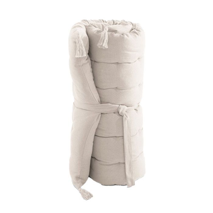 SOPHIE - Materasso da pavimento con nappe 60x120 cm Cotone Beige