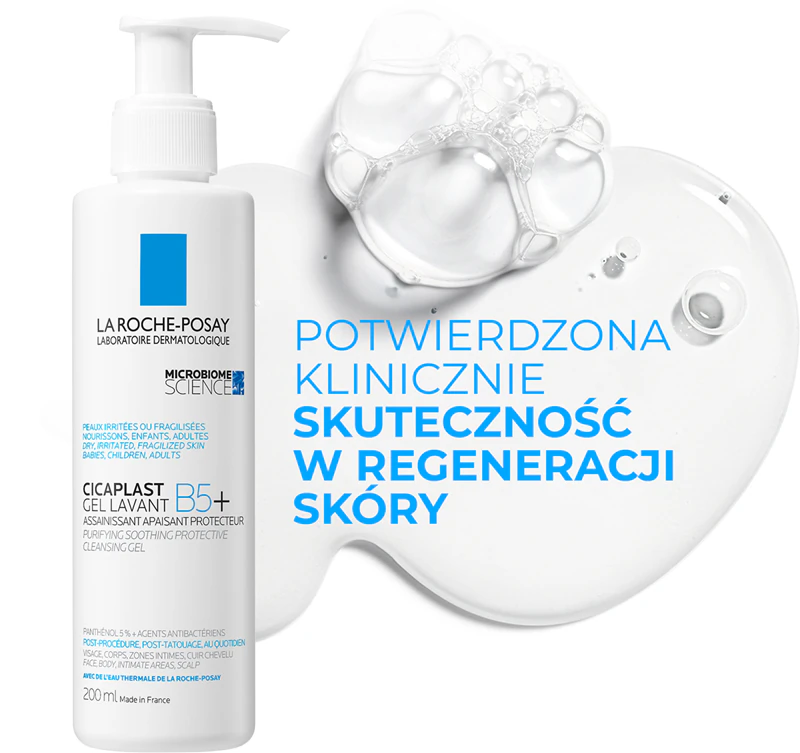 Gel de limpeza e espuma calmante La Roche-Posay Cicaplast Lavant B5