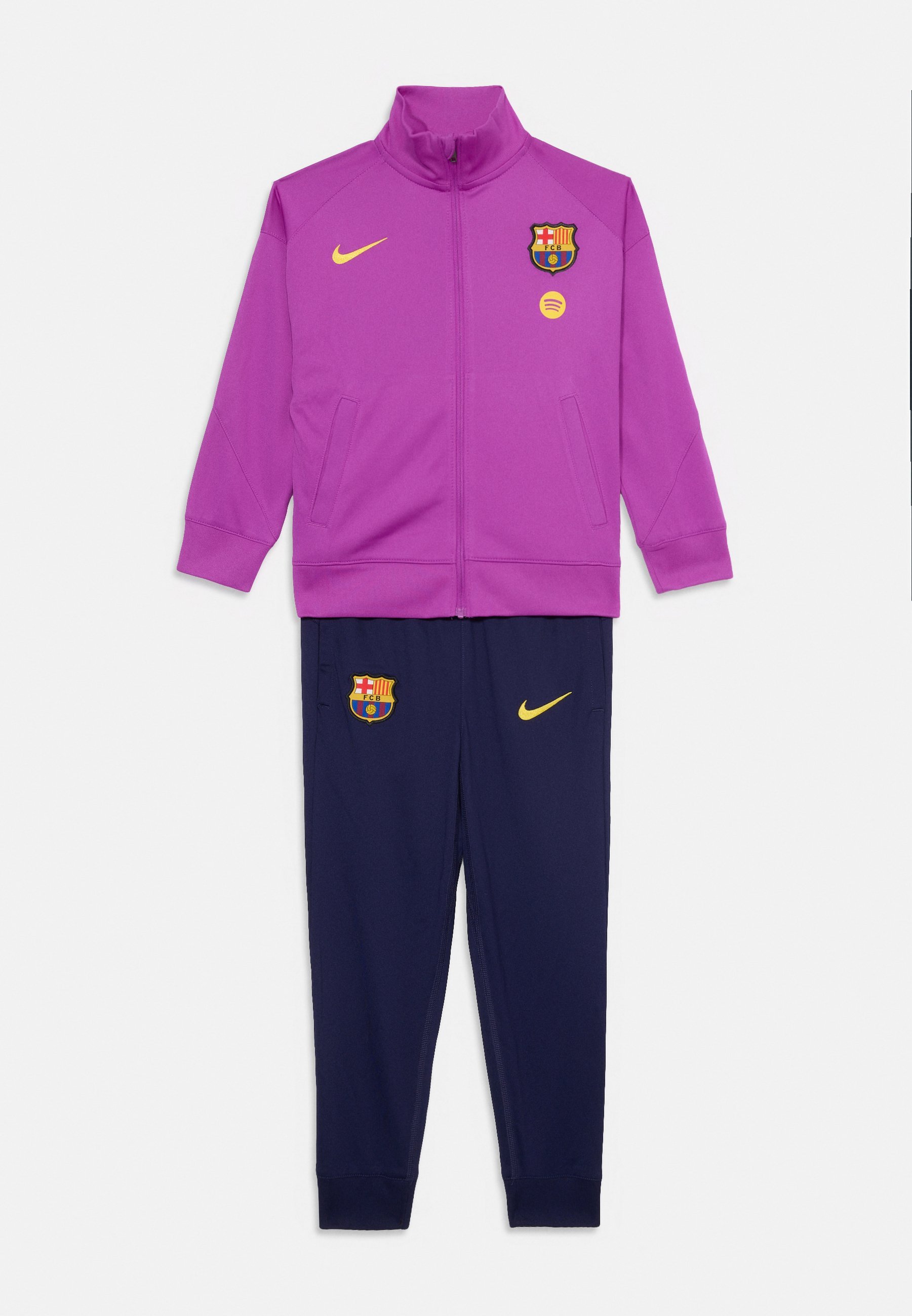 Tuta Nike Performance FC BARCELONA FCB UNISEX - Tuta sportiva - viola acceso/viola imperiale/oro Midwest