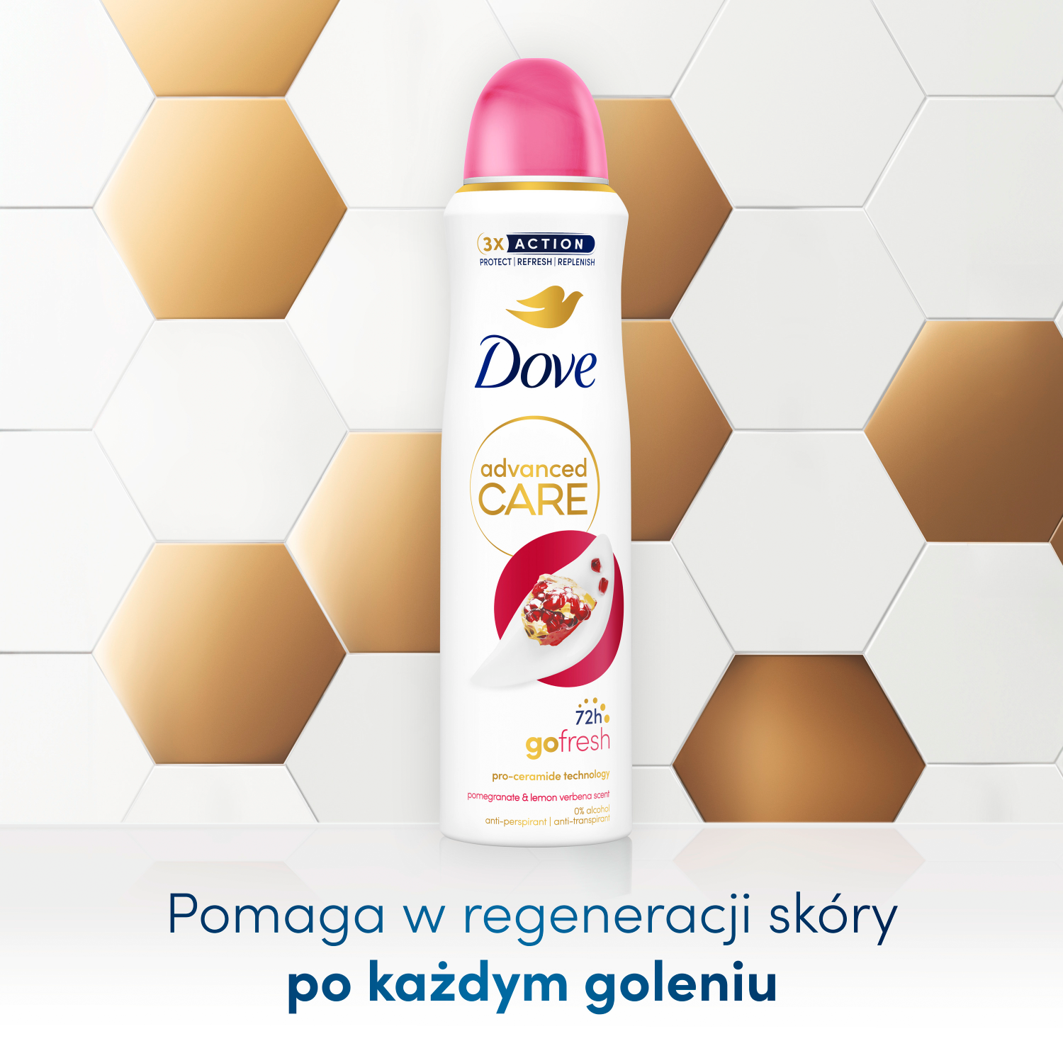Dove Advanced Care granātābolu un citronverbēnas aromāts