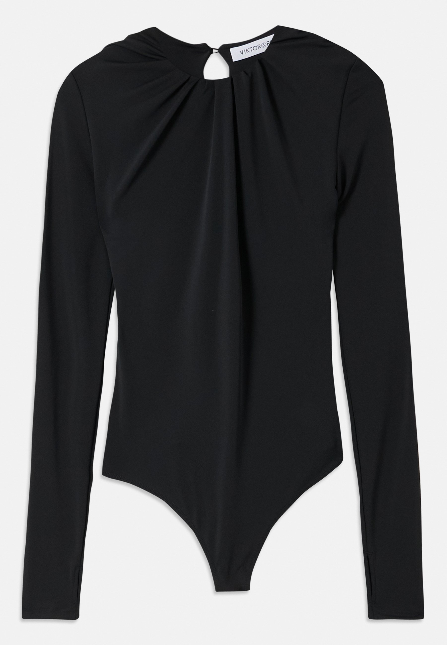 Viktor&Rolf DRAPE BODY - Top met lange mouwen - zwart